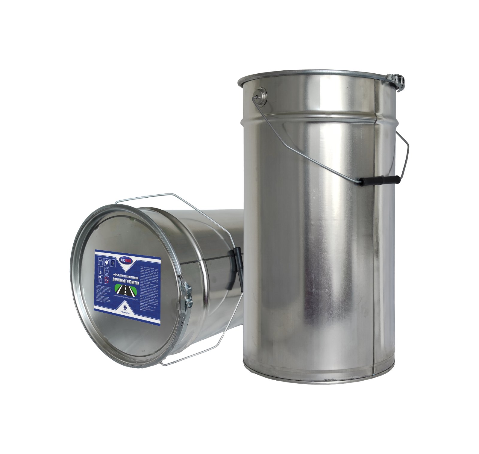 Фарба для горизонтальної дорожньої розмітки тм "Автотрейд" червона 30 кг